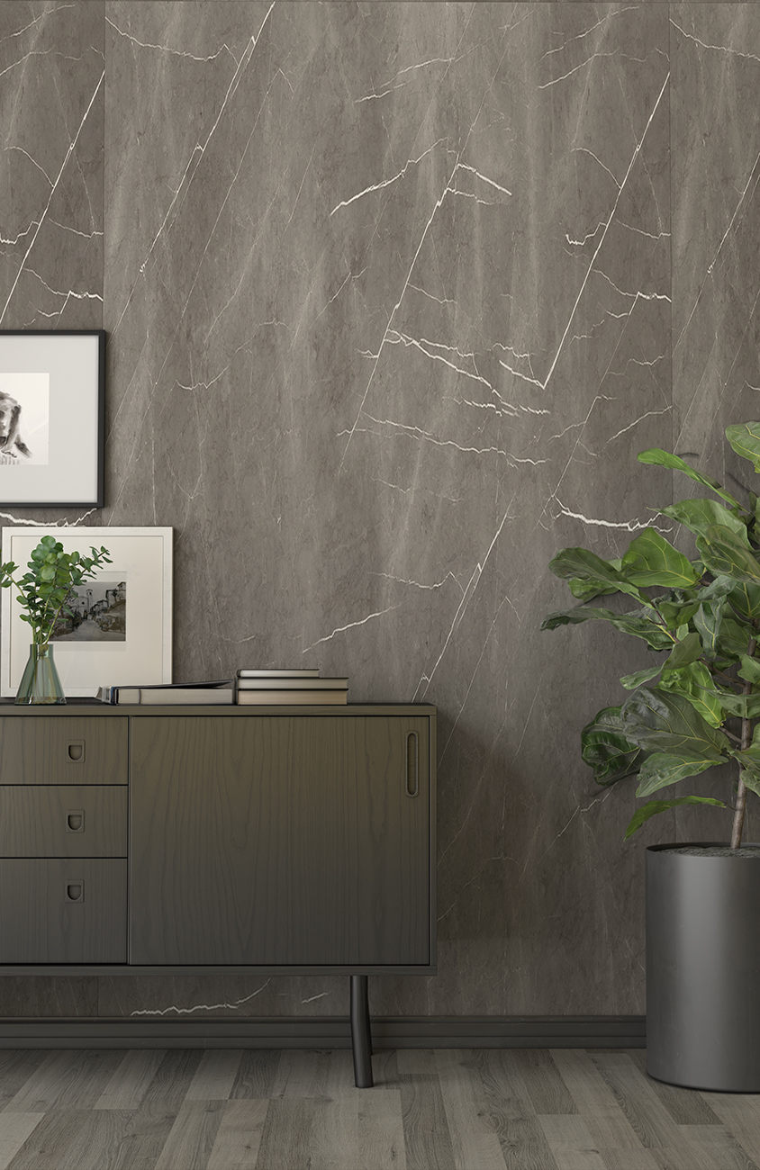 Wunderwerk Ceramin Tiles Marmor dunkelgrau