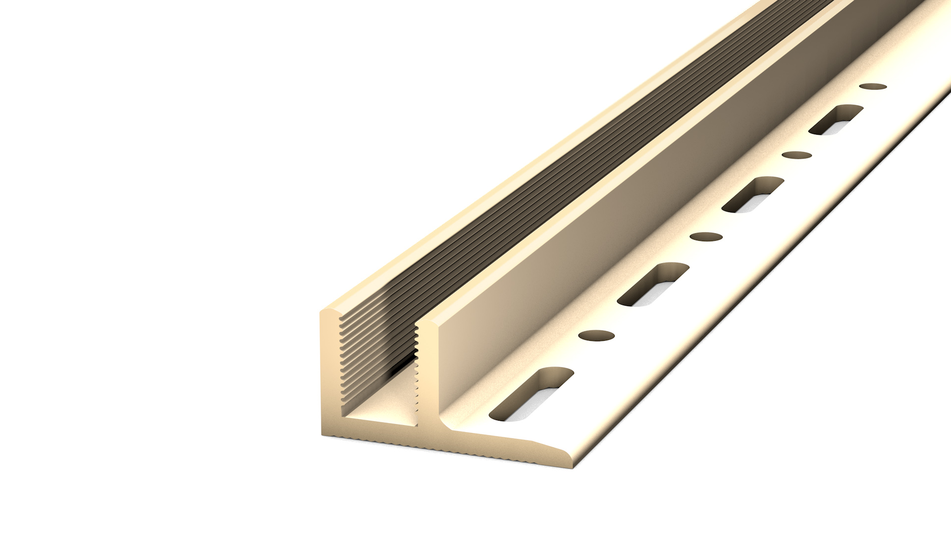 ProfiTec PVC-Basisprofil | 1000 x 14-18 x 15 mm