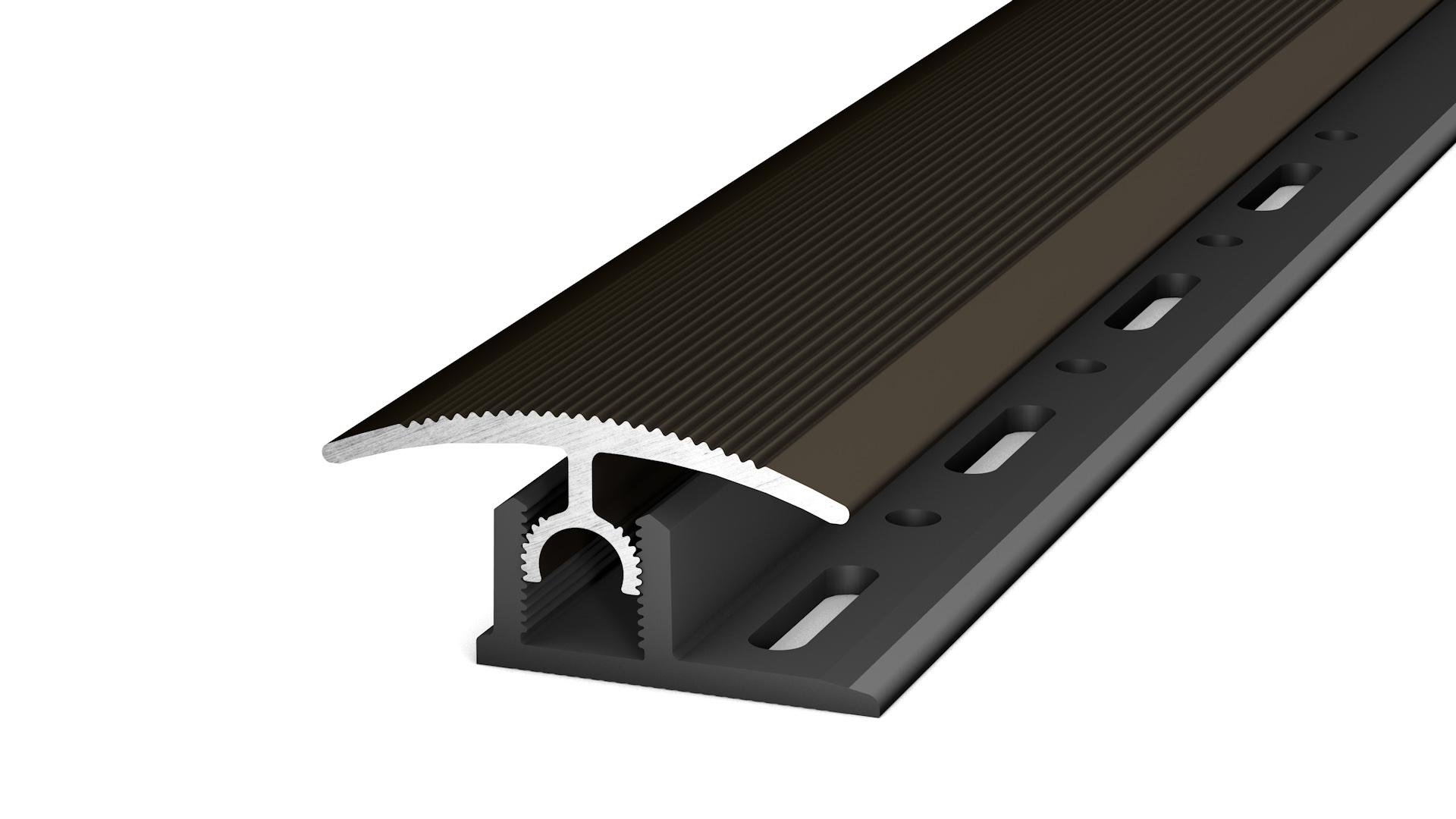 ProfiTec Master-Übergangsprofil Edelstahl | 2700 x 7-15 x 34 mm