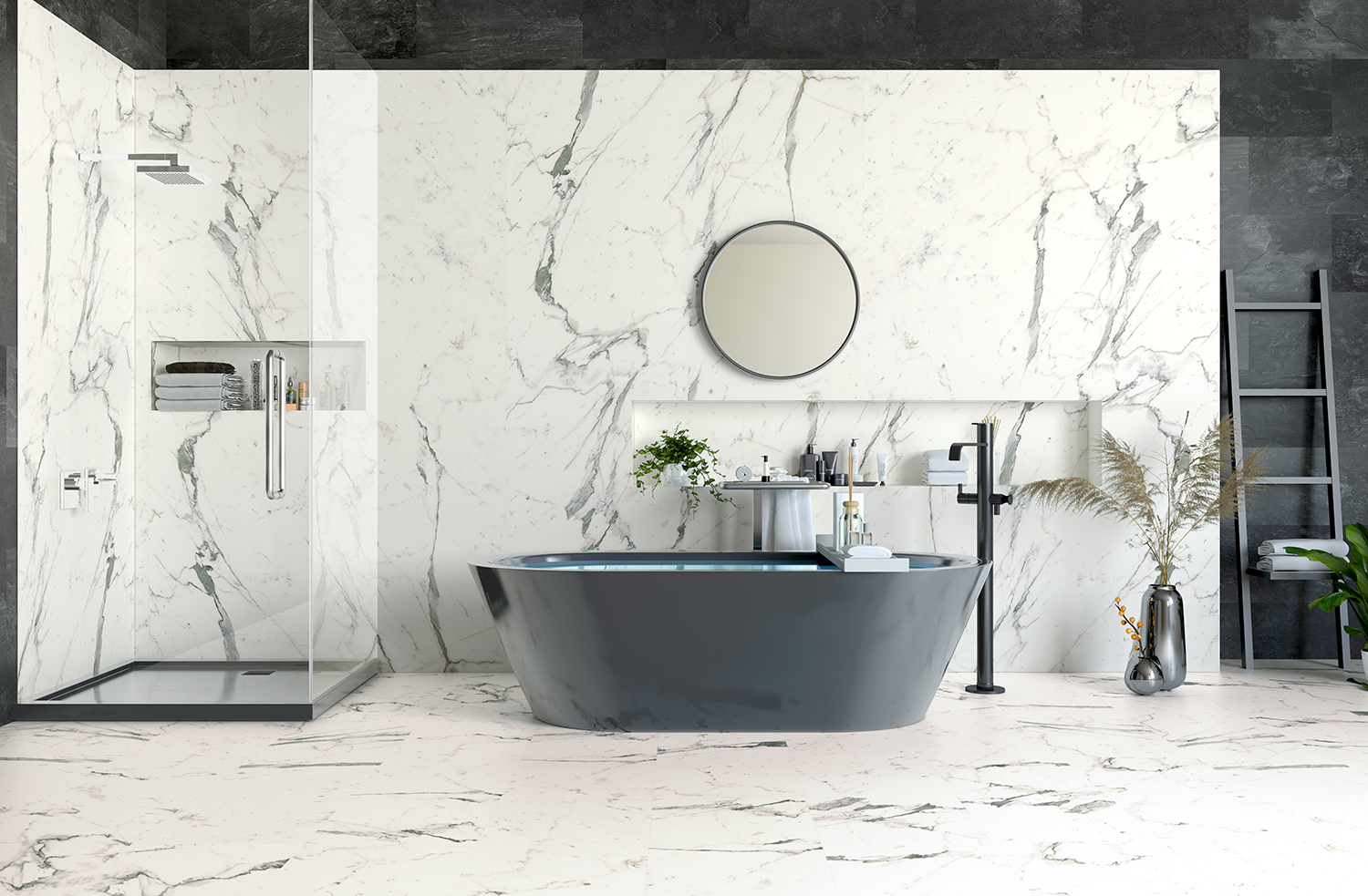 Wunderwerk Ceramin Tiles Marmor weiß