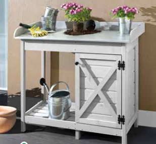 Pflanztisch mit Unterschrank