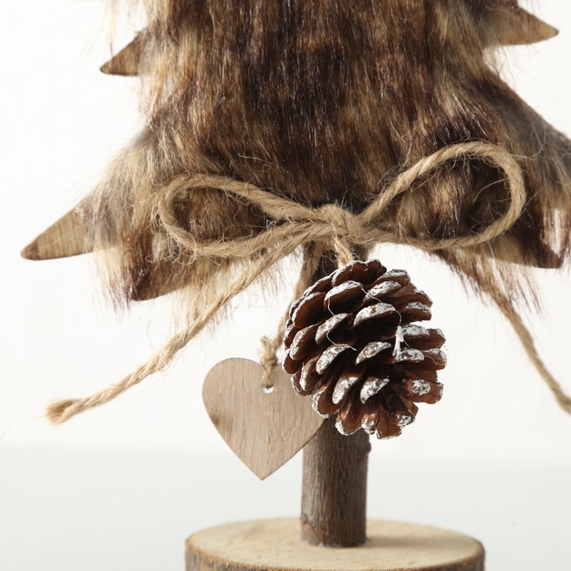 Baum Rika  klein | MDF  braun sortiert