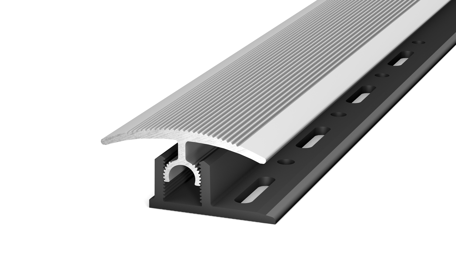 ProfiTec Master-Übergangsprofil Silber | 2700 x 7-15 x 34 mm