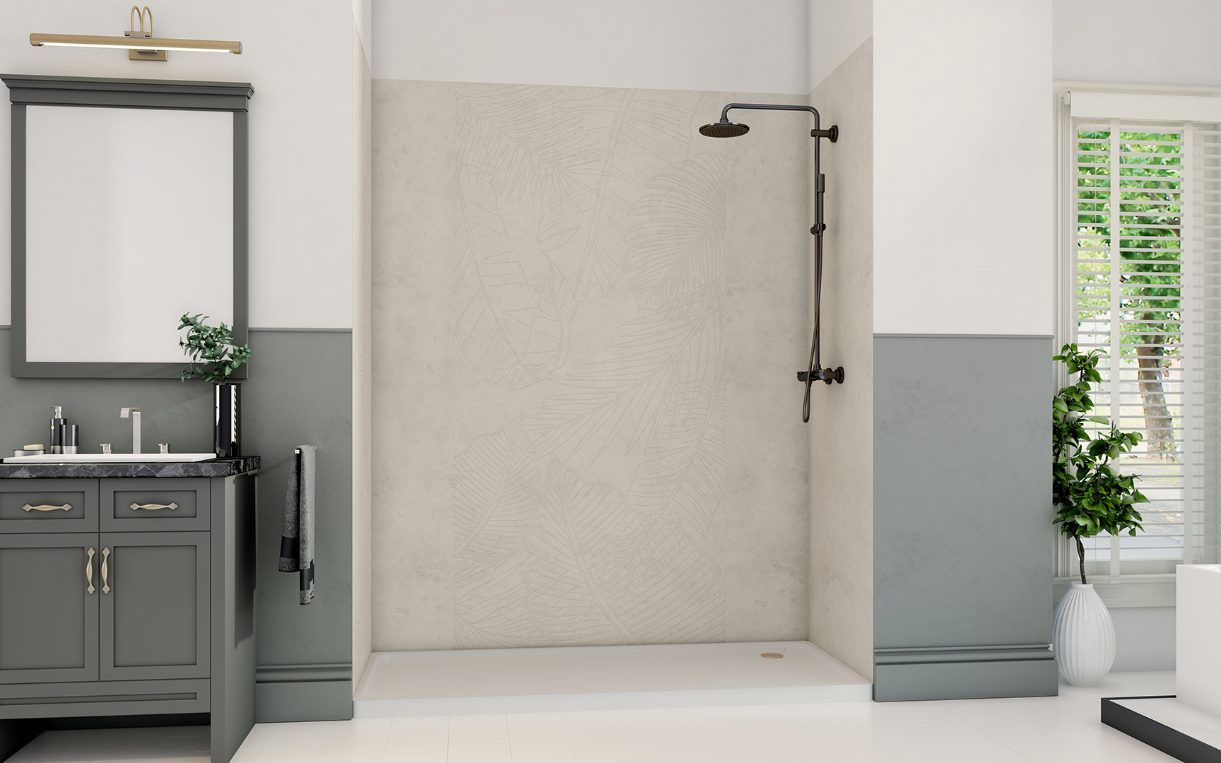 Wunderwerk Ceramin Tiles Dekor LEAF