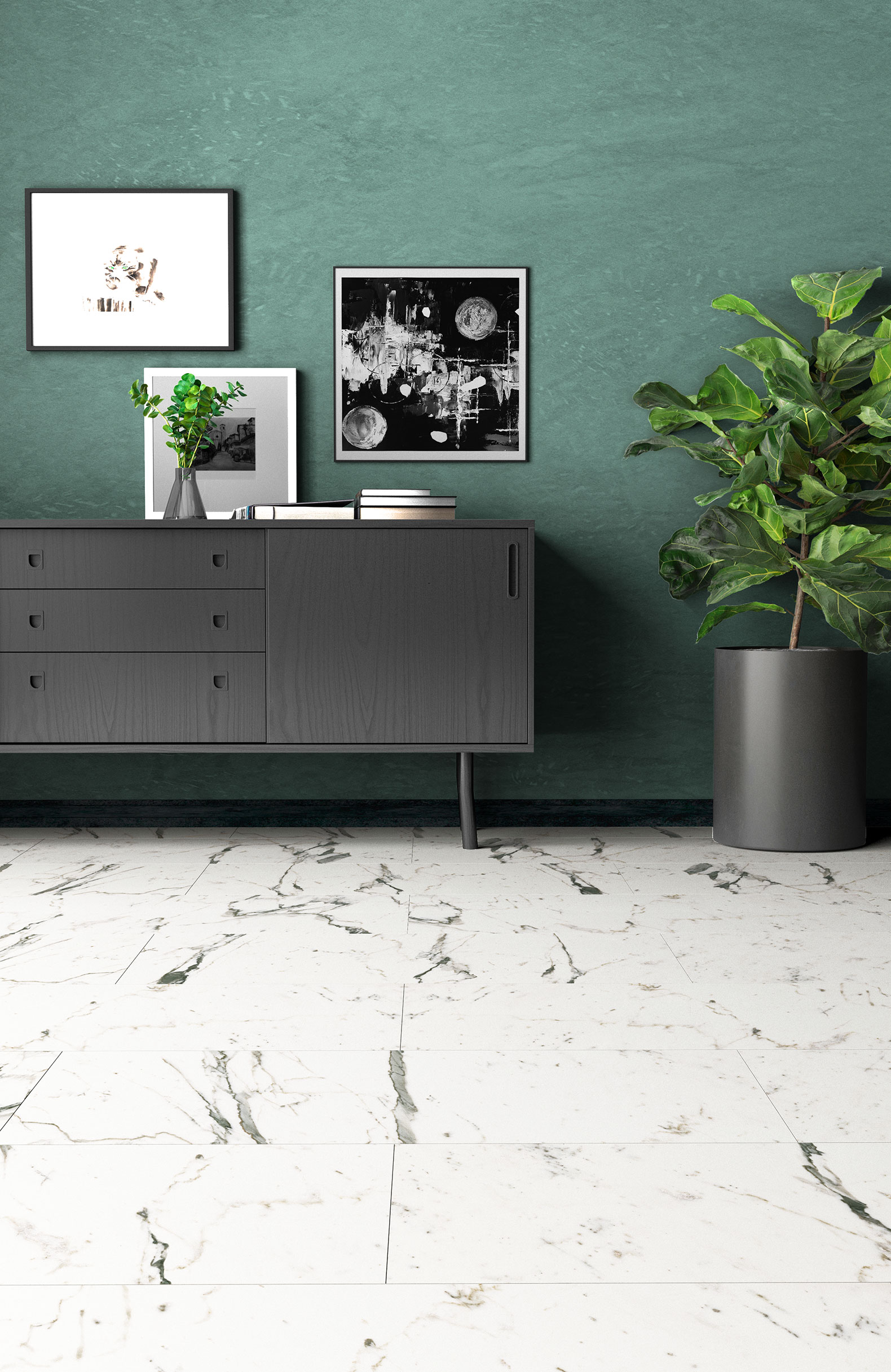 Wunderwerk Ceramin Tiles Marmor weiß