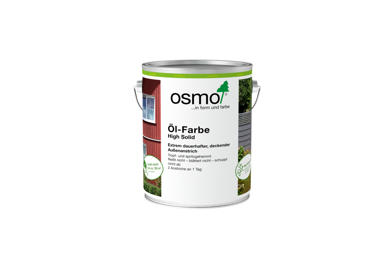 OSMO Öl-Farbe | 2,5 l | Nordisch Rot