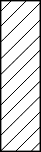 Rechteckleiste Eiche | 2440 x 38 x 20 mm