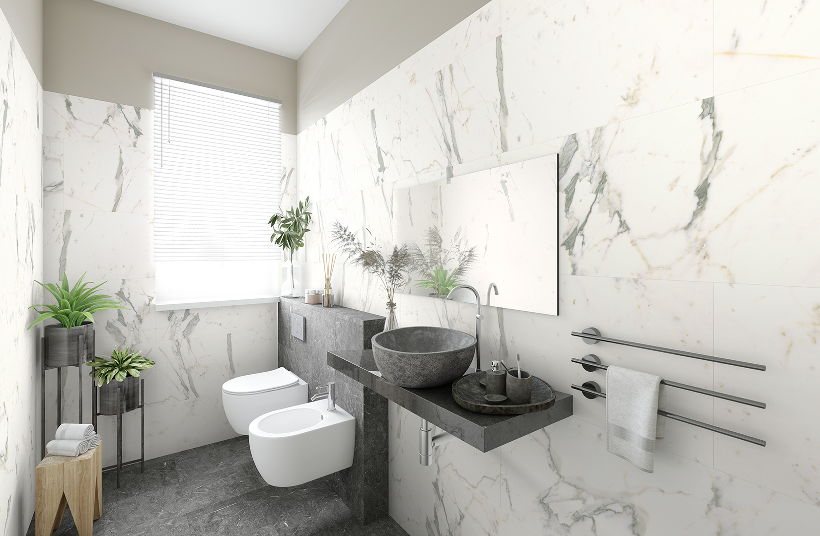 Wunderwerk Ceramin Tiles Marmor weiß