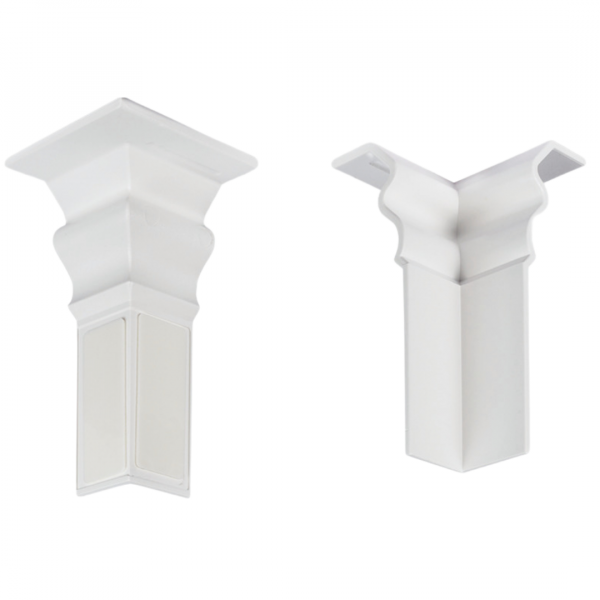 Innenecke zu Fußleiste Profil 10 PK 60mm