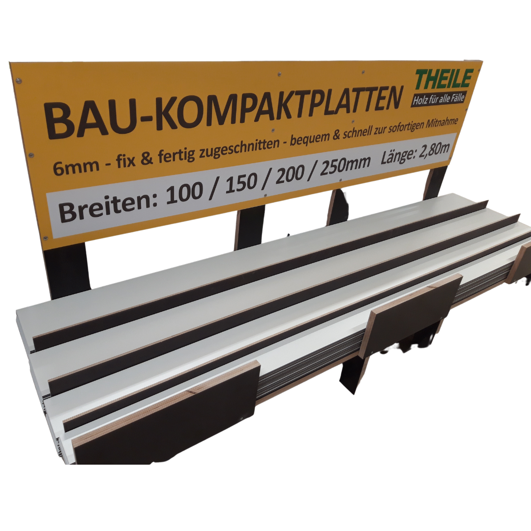Baukompaktplatten-Streifen